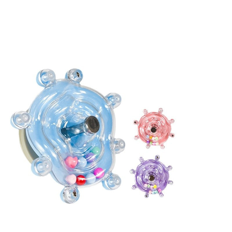 Bird spinning toy for cage