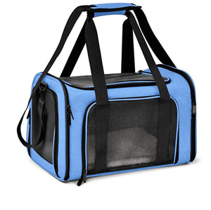 Cat travel bag with washable liner