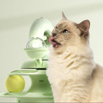 Catnip infused ball toy