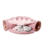 Coffee color cat tunnel