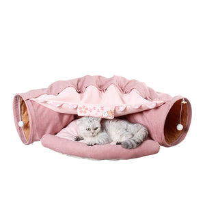 Coffee color cat tunnel