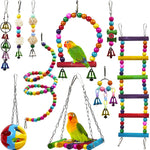 Colorful chew toys for birds