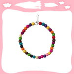 Colorful parrot rope and swing