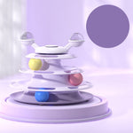 Colorful toy structure with Taro Purple color swatch