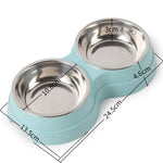 Compact pet feeding station