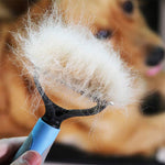 Dog brush for thick fur