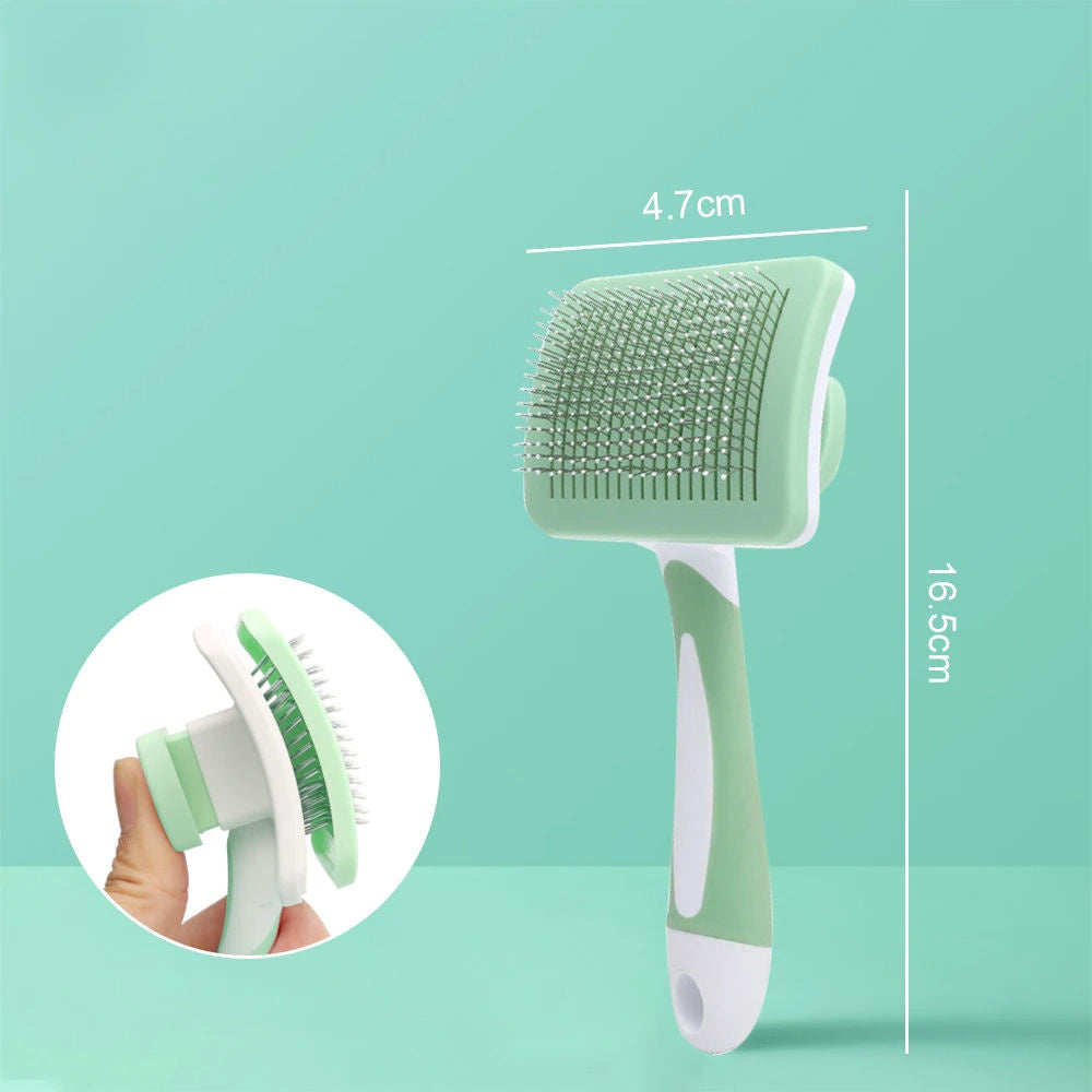 Dog slicker brush for shedding