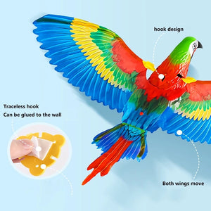 Flying bird teaser toy for cats