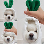 Funny pet hoodie with radish print