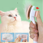 Gentle dog brush for sensitive skin