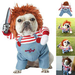Halloween Dog Costume with Scary Design