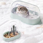 Hamster food dispenser bowl