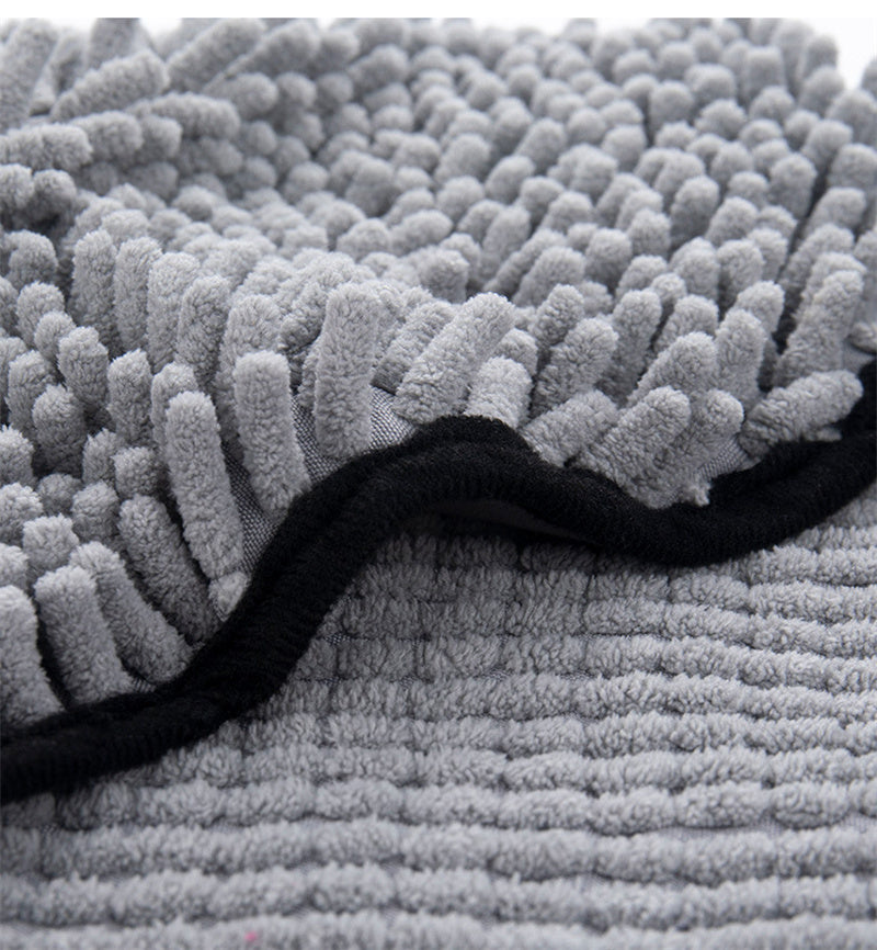 Hanging Loop Pet Towel for Easy Storage
