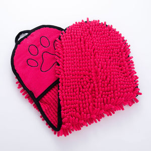 Hanging Loop Pet Towel for Easy Storage