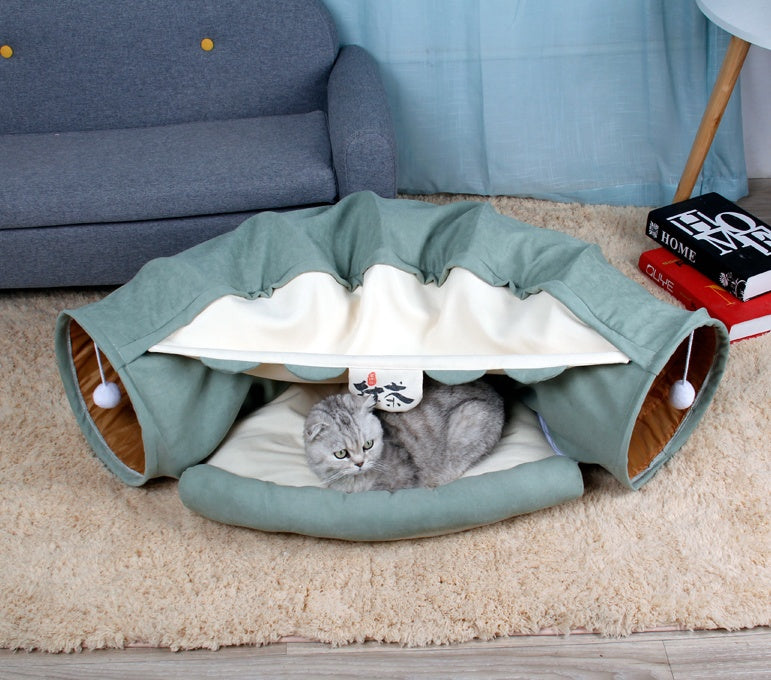 Matcha cat tunnel design