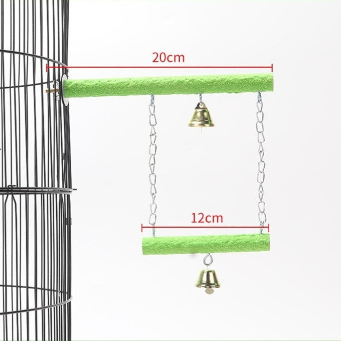 Parrot claw grinding swing toy