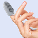 Pet dental cleaning finger brush