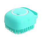 Pink silicone cat bath massager