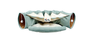 Polyester cat tunnel bed