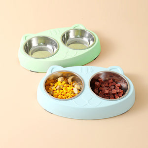 Puppy feeding bowl with stand