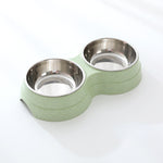 Puppy feeding dish blue color