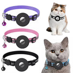 Reflective Nylon Dog Collar with Airtag Holder USA