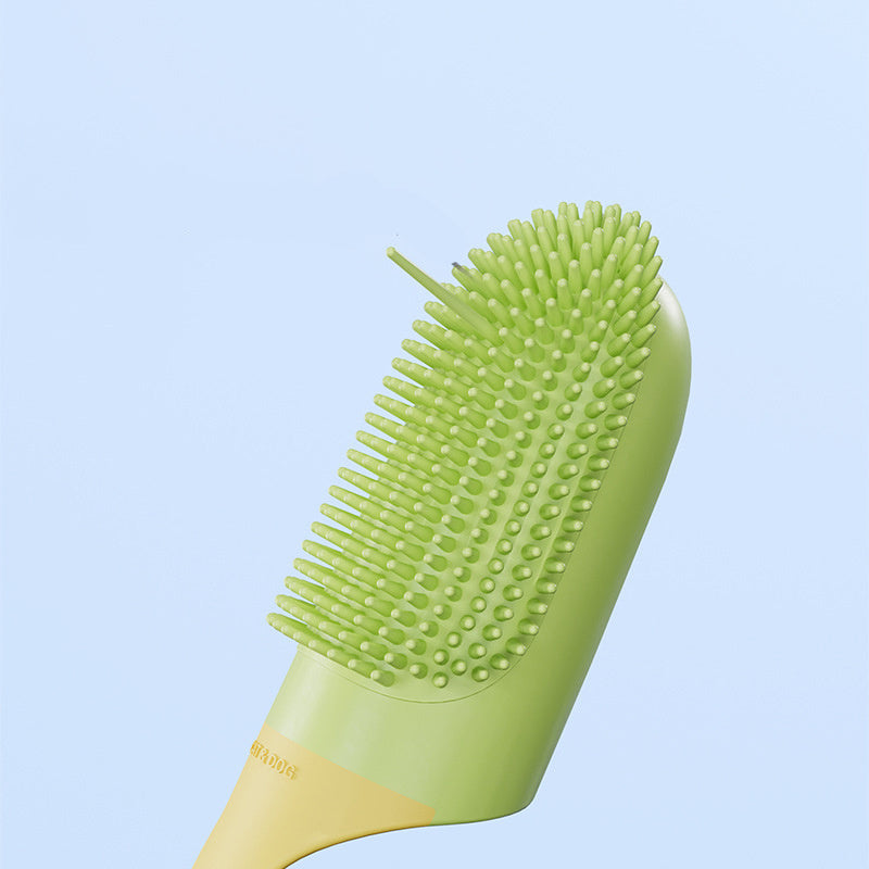 Silicone toothbrush for dogs and cats