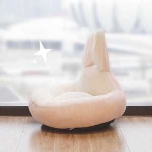 Soft pink cat bed kennel