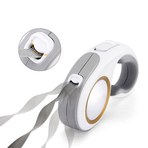 Tangle-free pet leash for walking