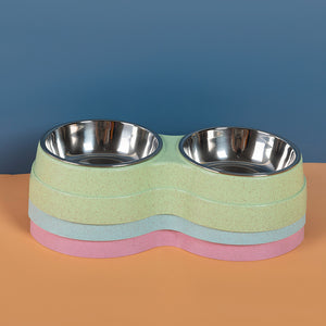 USAPetCare double bowl pet feeder