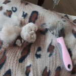USAPetCare grooming brush in blue