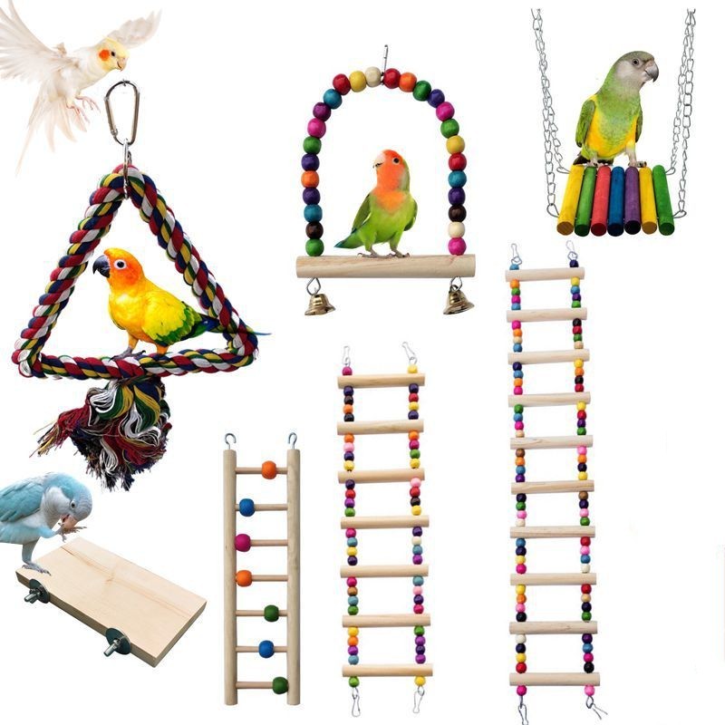 USAPetCare parrot bird toy set