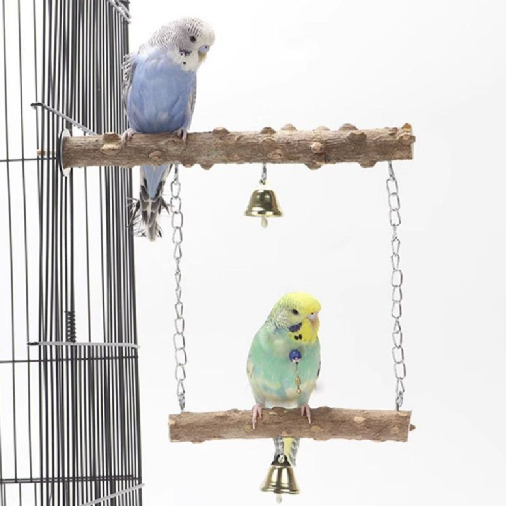 USAPetCare wooden parrot swing stand