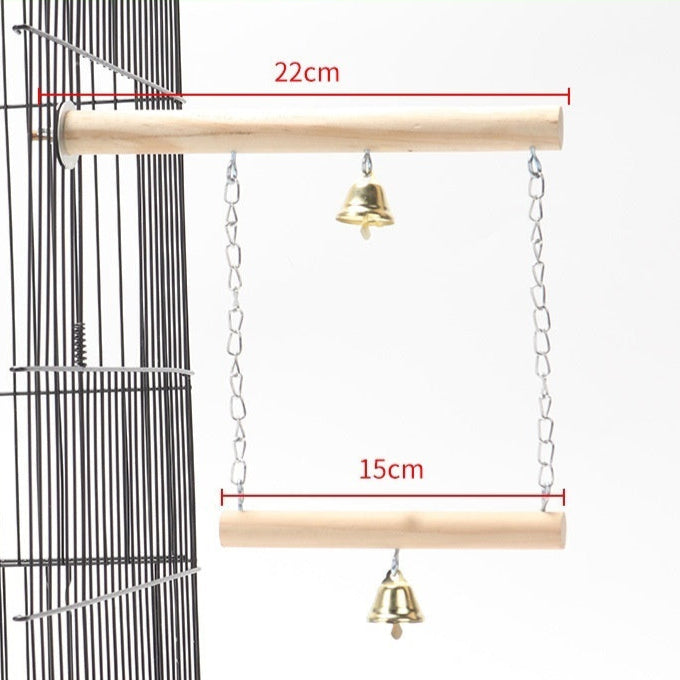 USAPetCare wooden swing rod for parrots