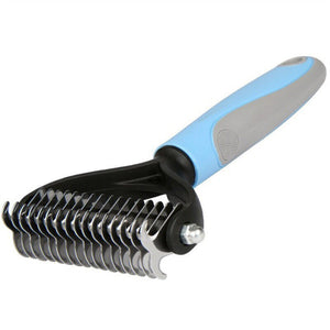 Undercoat rake for dogs and cats