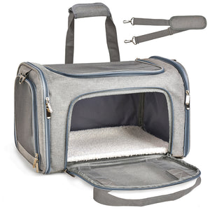 Waterproof pet carrier with shoulder strap