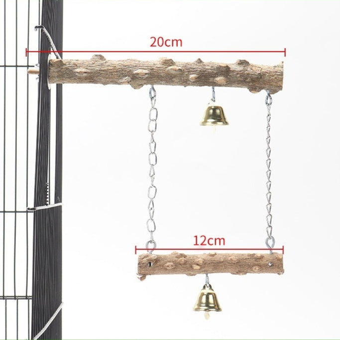 wooden bird perch for cages